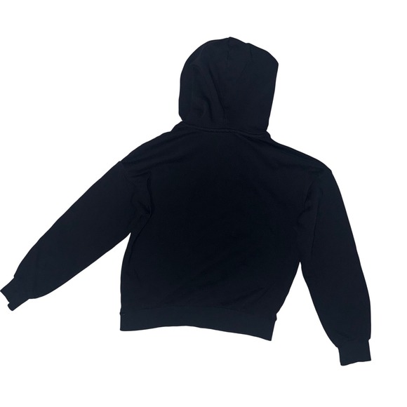 H M Wicked Rhinestone Hoodie Black Kids Size 12 14 Pullover Sweatshirt - Picture 4 of 4